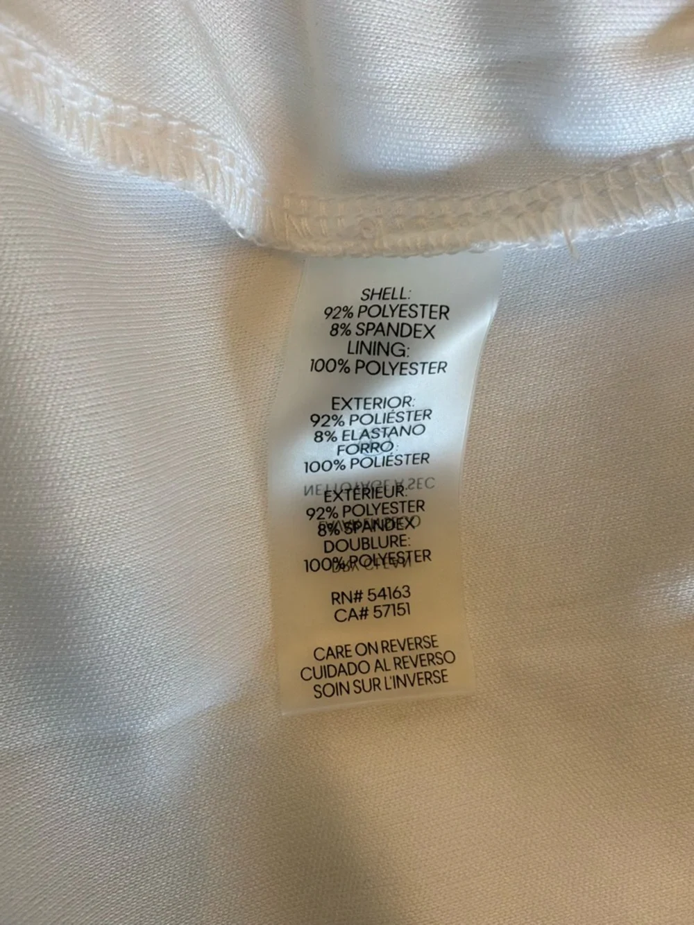 Calvin Klein Cap Sleeve V-Neck Scuba Crepe Midi Sheath Career White 12